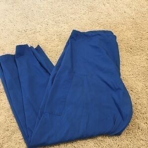 Women’s size medium royal blue cargo scrub pants